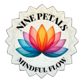 Nine Petals – Mindful Flow Logo